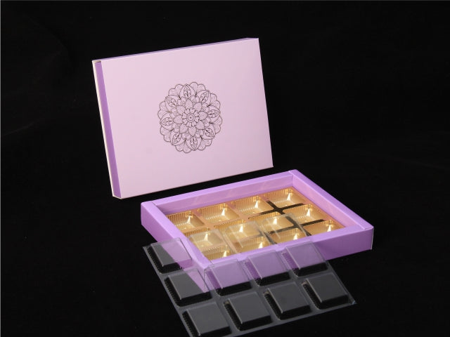 12 Cavity (4x3) Pastel Box Only -10 PCS PACK