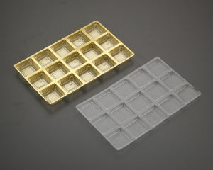15 cavity tray with Cover-10 PCS'