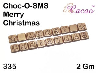 Cacao Pvc SMS Christmas Chocolate Mould 335