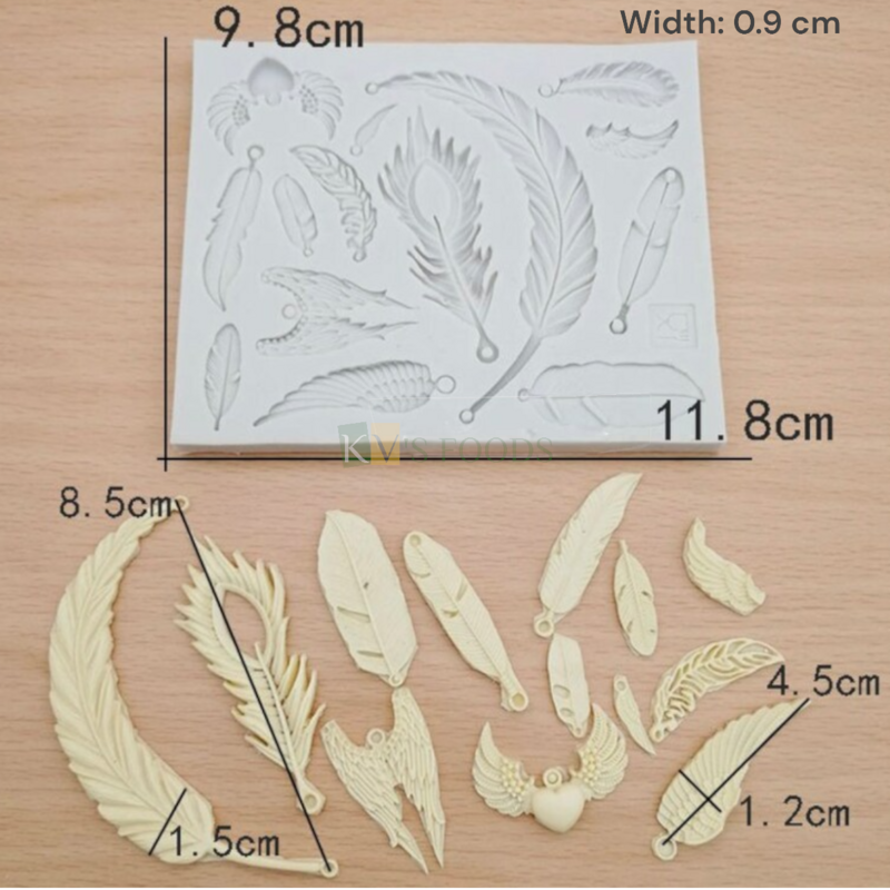 SILICON MOULD FEATHER VARIETY MOLD #50