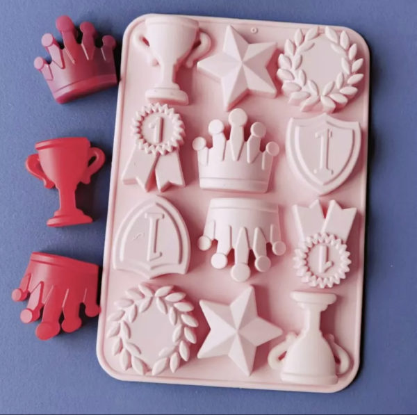 Silicon 12 in 1 Medal Mould
