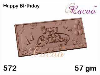 Cacao Pvc Bar Chocolate Mould 572