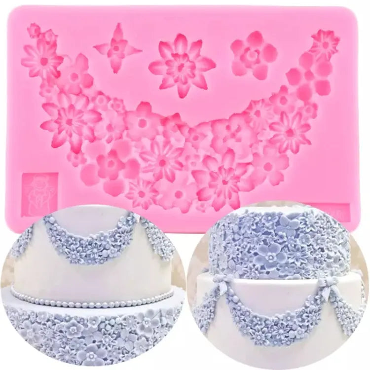 SILICON FONDANT NECKLACE MOULD #40