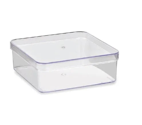 Big Cube Plain Dessert Box (600ml) pack of 9