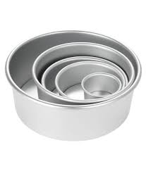 Cake Tin Set Mould 4-5-6-7-3'' Height