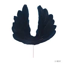 Feather Toppers Wings-Black