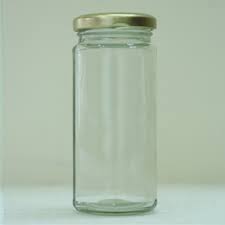 Glass Jar 250ml Bamboo-(10 PCS)