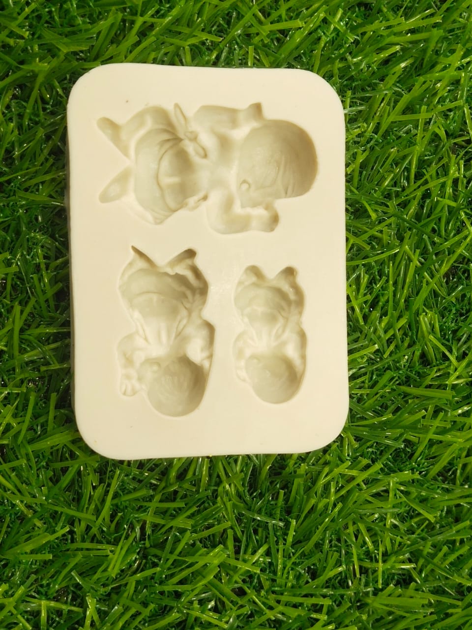 Silicon 3 Cavity Baby Mould