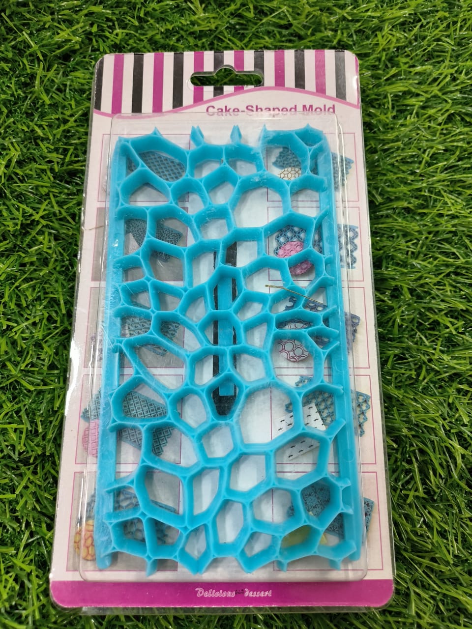 Quilt Mould With Handle Honey Comb-2
