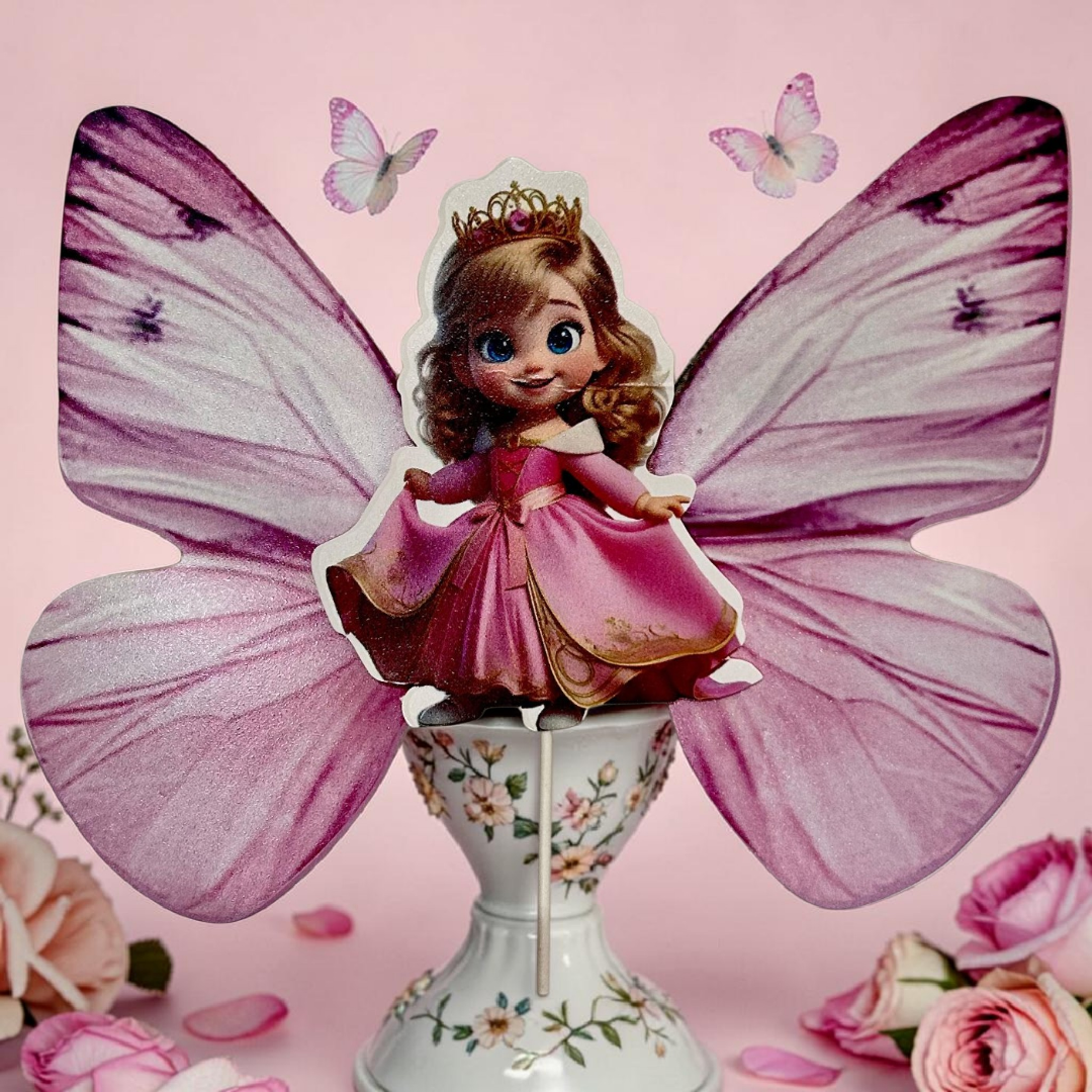 Paper Butterfly Cake Toppers | Size Big | Pink