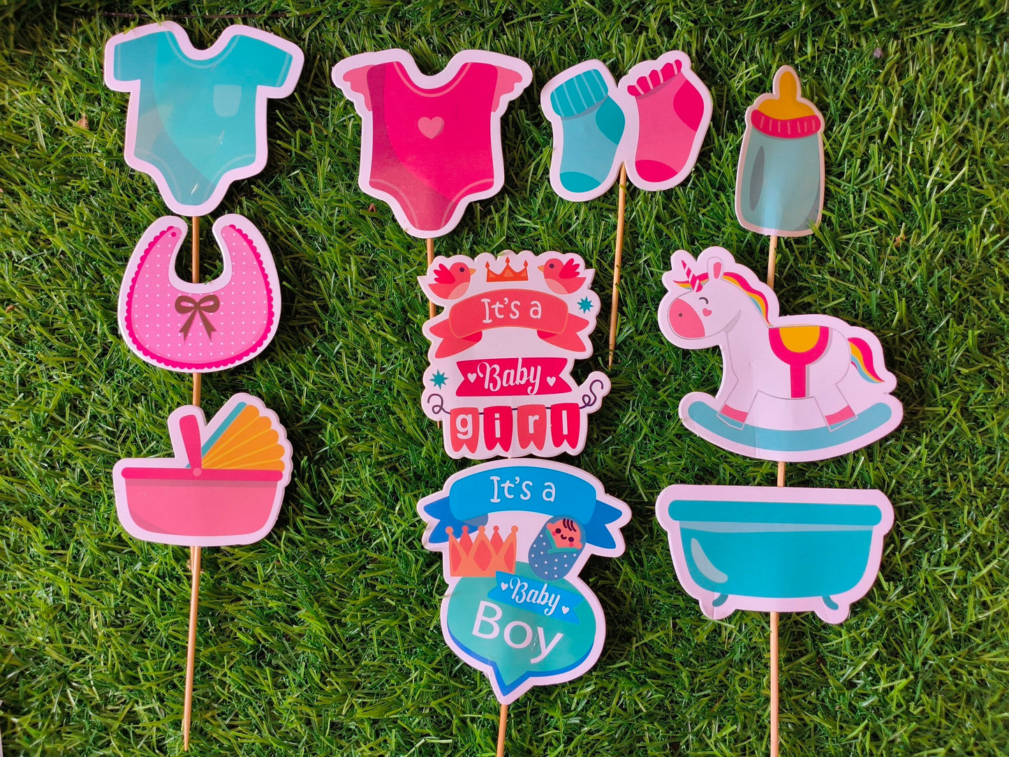 Baby Shower Theme Topper 10pcs