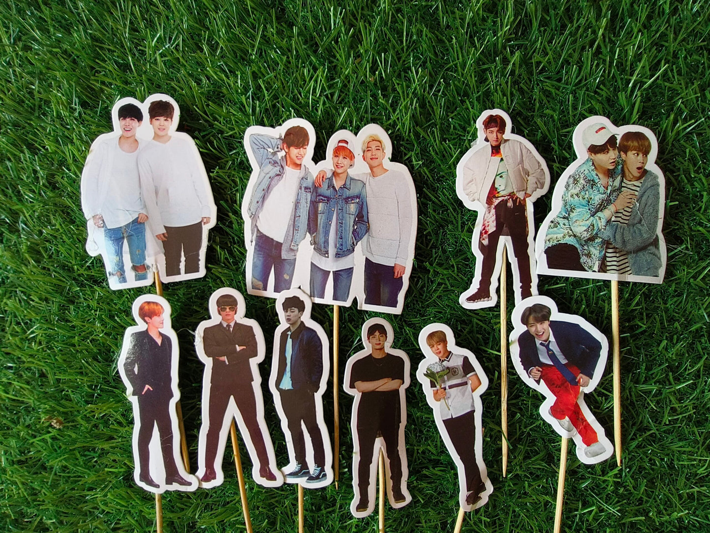 BTS Theme Topper 10pcs