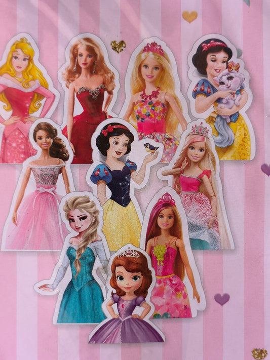 Barbie Girl Toppers 10pcs