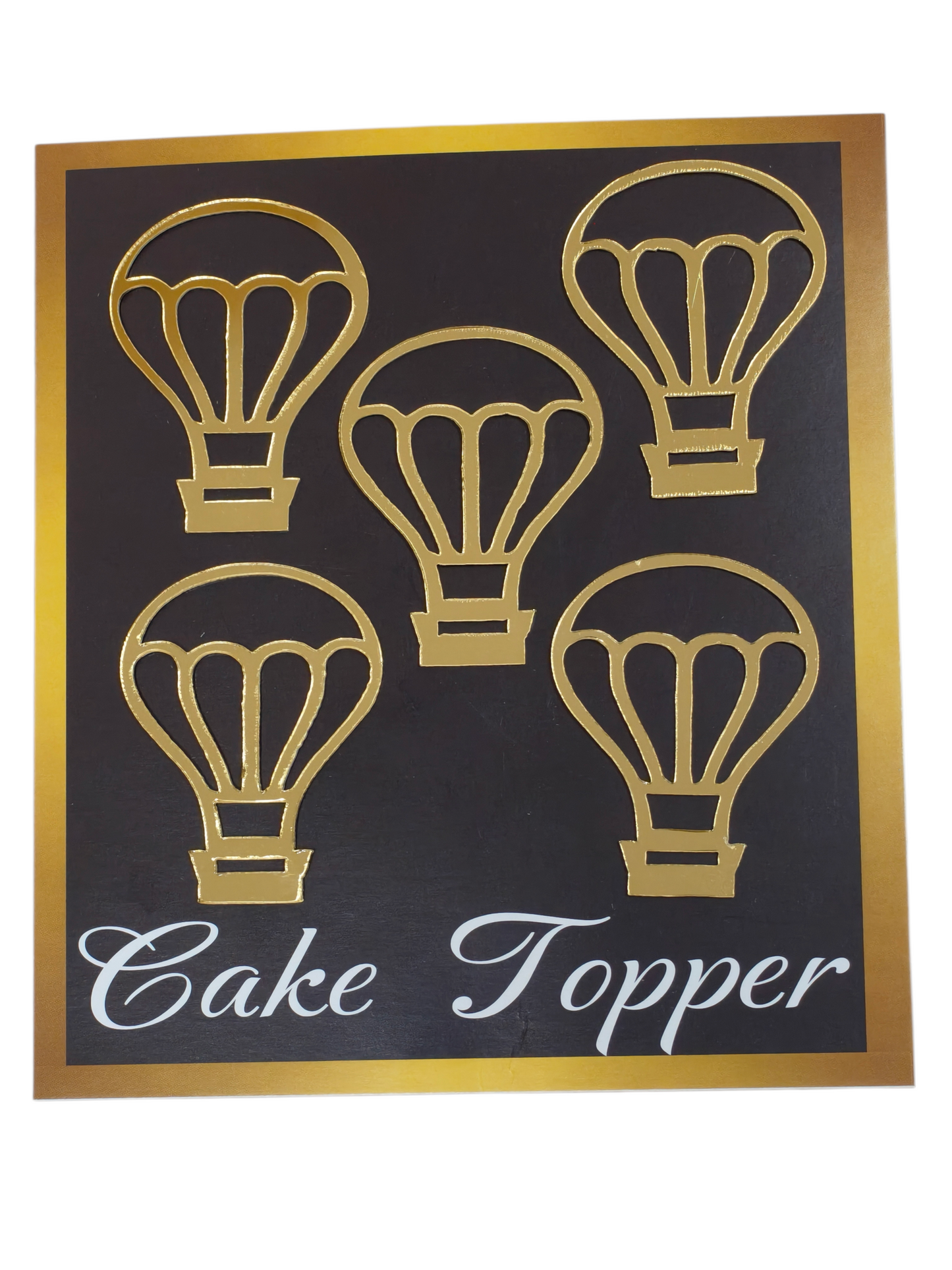 Acrylic Hot Air Balloon Cut Out-5 pcs Pack