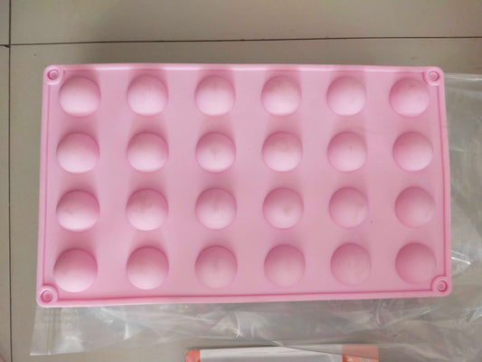 Silicon 24 Round Sphere Mould