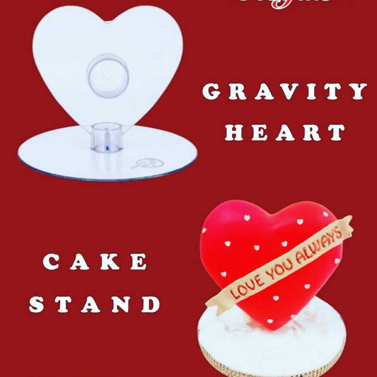 Plastic Gravity Heart Stand