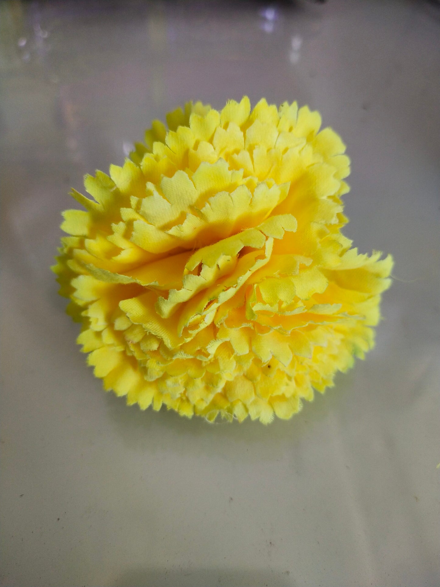 Artificial Flower Yellow #7 10 PCS PACK