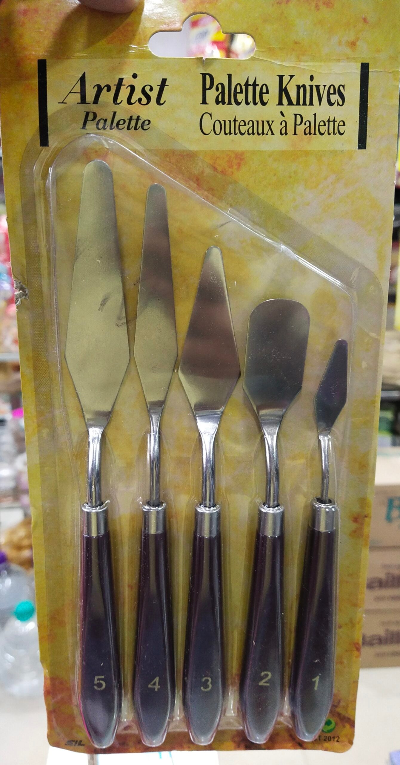 5 PCS ARTIST PALLTE KNIFE SET