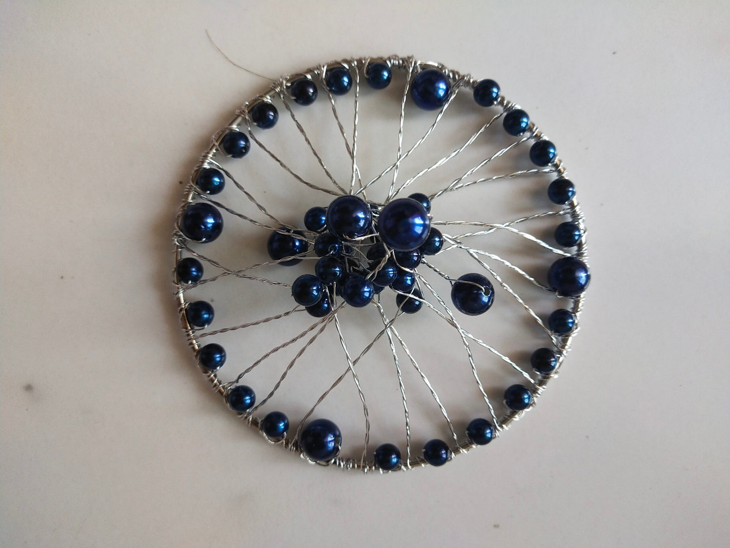 Cake Crown Blue Pearl
