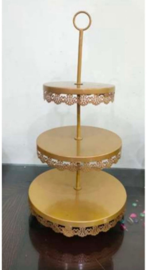Cake Stand 3 Tier Half Bell