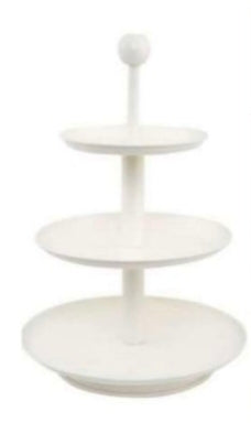 Cake Stand 3 Tier White