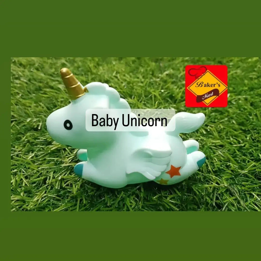 1 pcs Baby Unicorn Toys Topper
