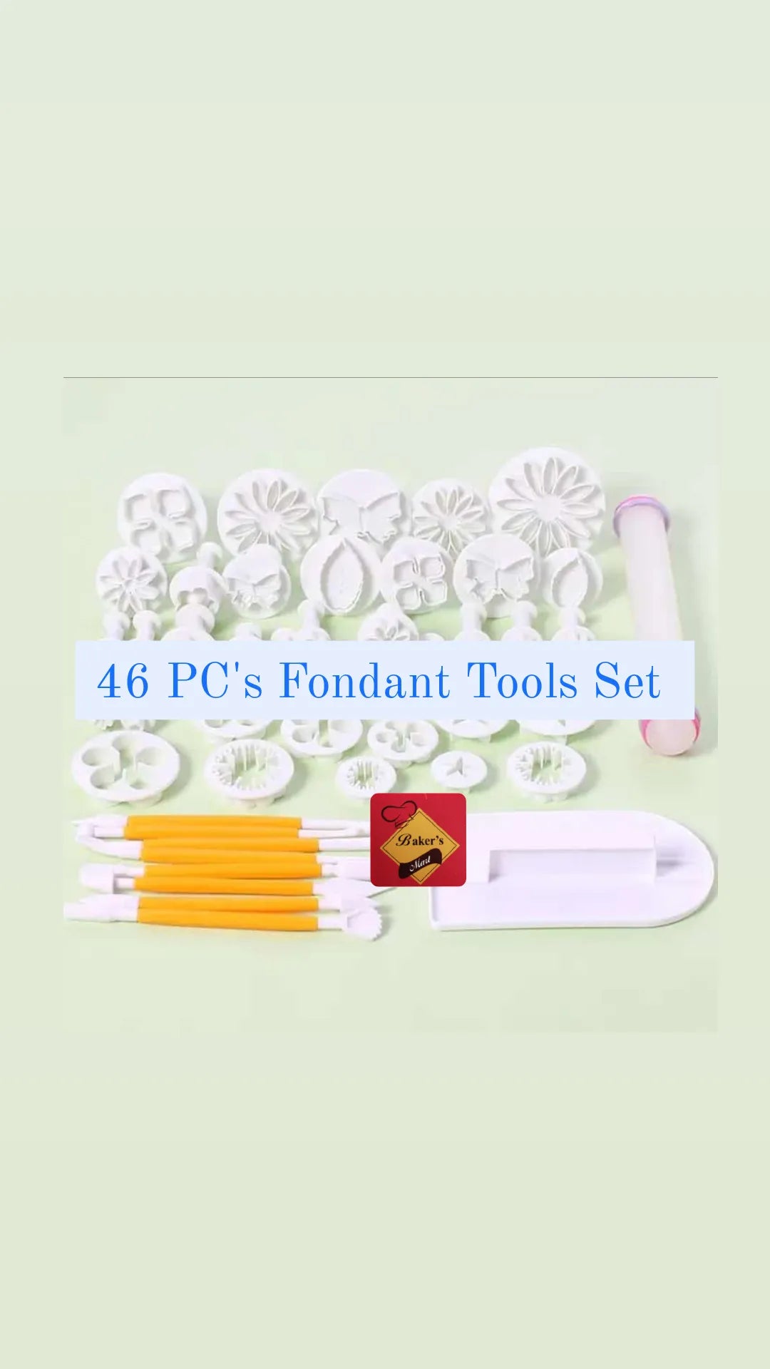 FONDANT CAKE TOOLS 46 PCS APCK