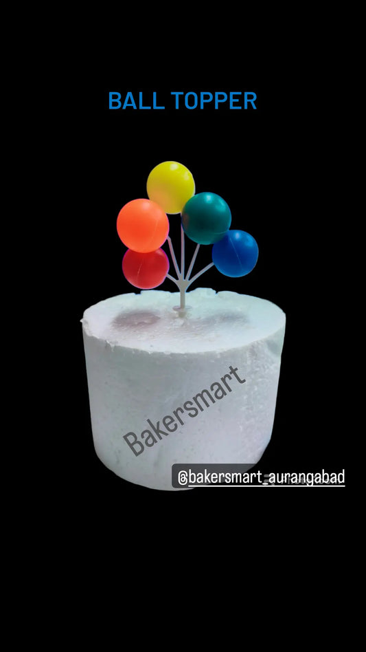 PLASTIC BALL TOPPER 5 PCS PACK  #2