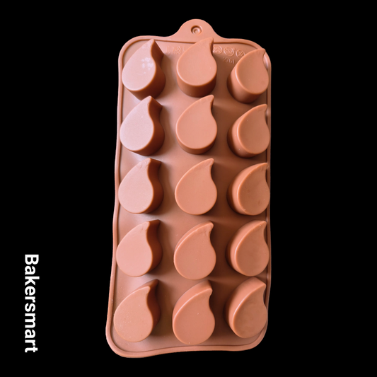 Silicon 15 Cavity Drop Shape Mould
