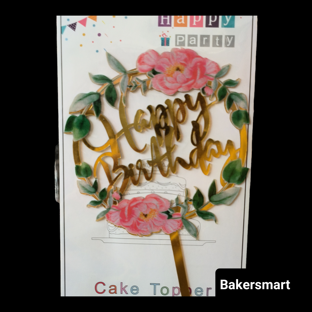 FLORAL TOPPER #5