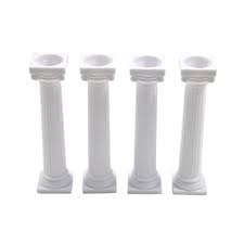 PILLAR FOR CAKE 6''-6pcs