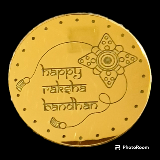 Rakshabandhan Coin Topper 2   (10 pc pack)