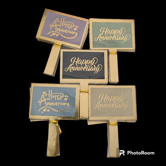 HAPPY BIRTHDAY PAPER TOPPER 100PCS PACK