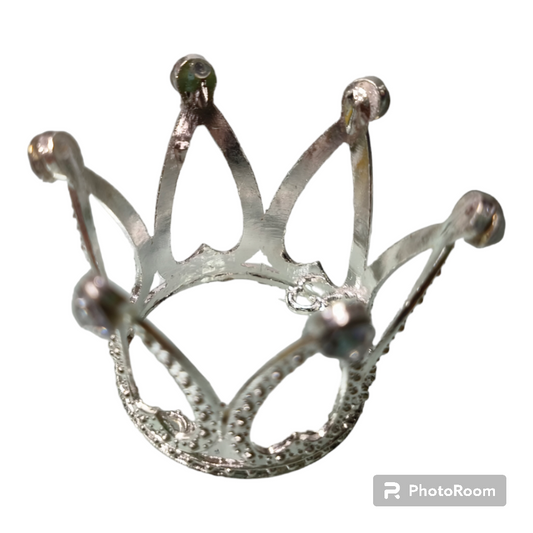 METAL MINI CROWN SILVER