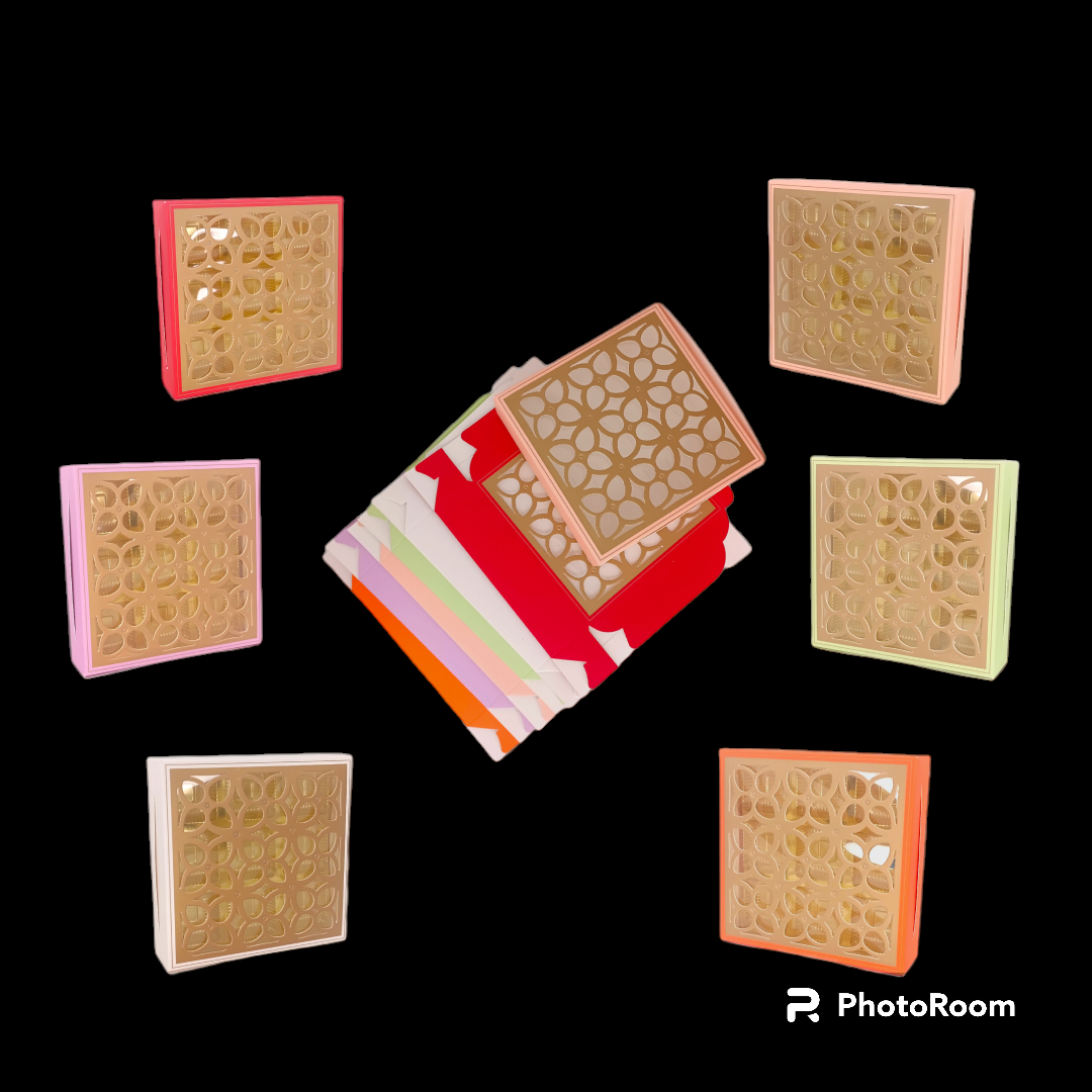 12 CAVIT LASER CUT CHOCOLATE BOX ONLY- (10 PCS)