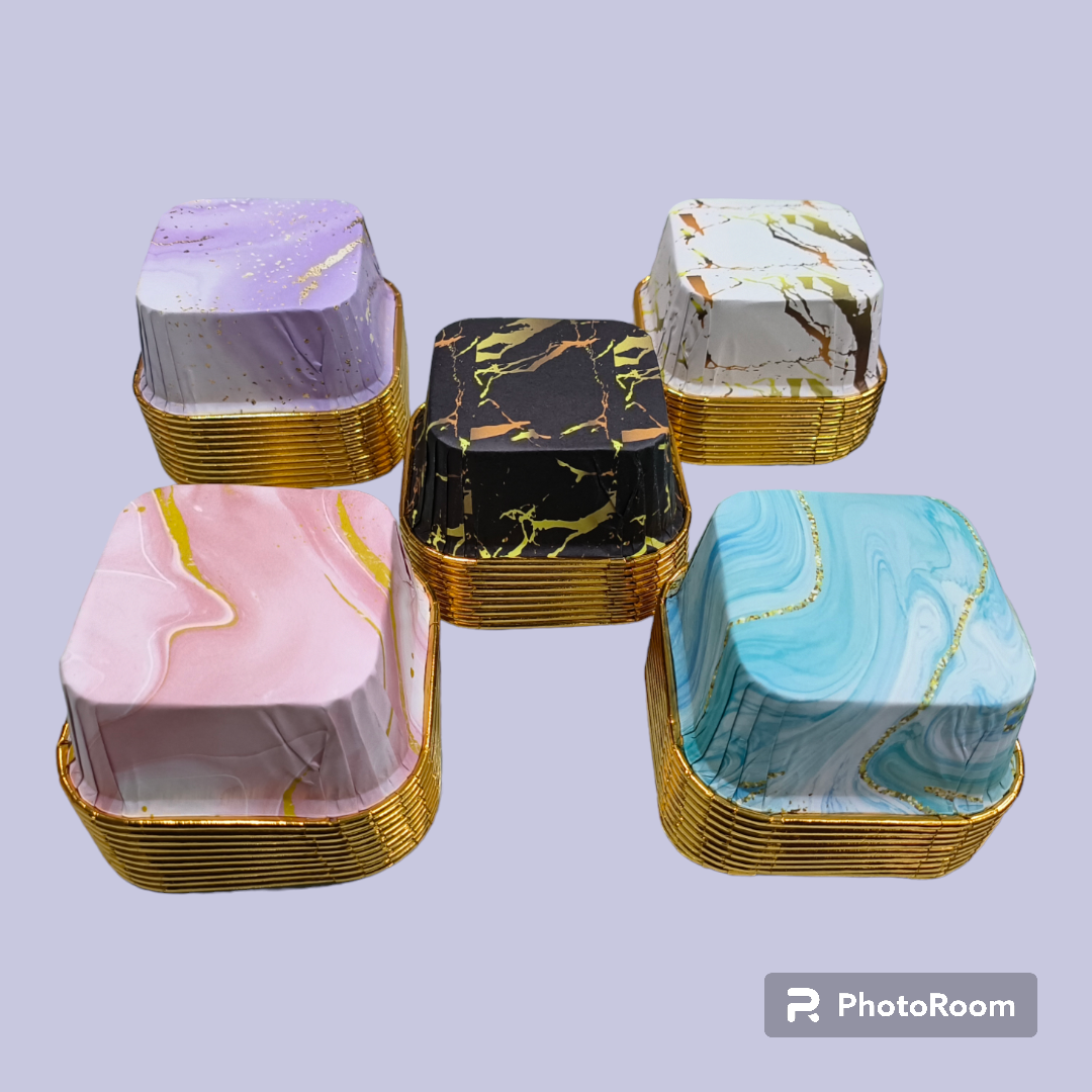 SQUARE LOAF MARBEL PRINT 10 PCS PACK