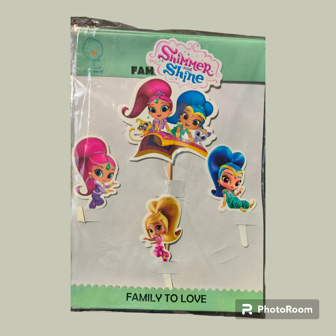 FAMILY THEME PAPER TOPPER SHIMMER & SHINE