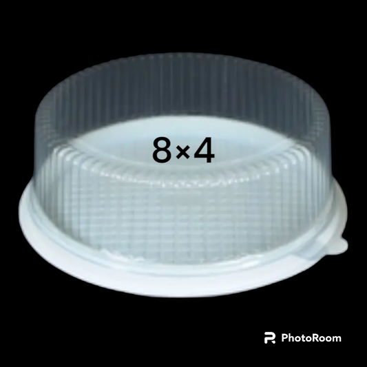 PVC CAKE BOX CONTAINER 8*4