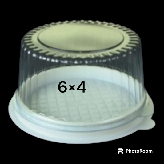 PVC CAKE BOX CONTAINER 6*4