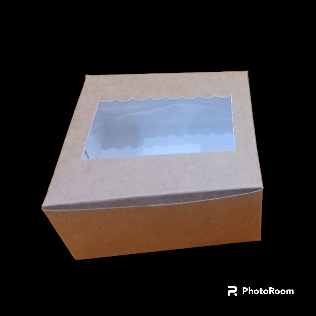 4p Cup Cake Box Craft- 10 PCS PACK