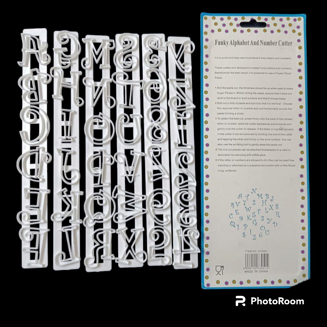 ALPHABET CUTTER FUNKY