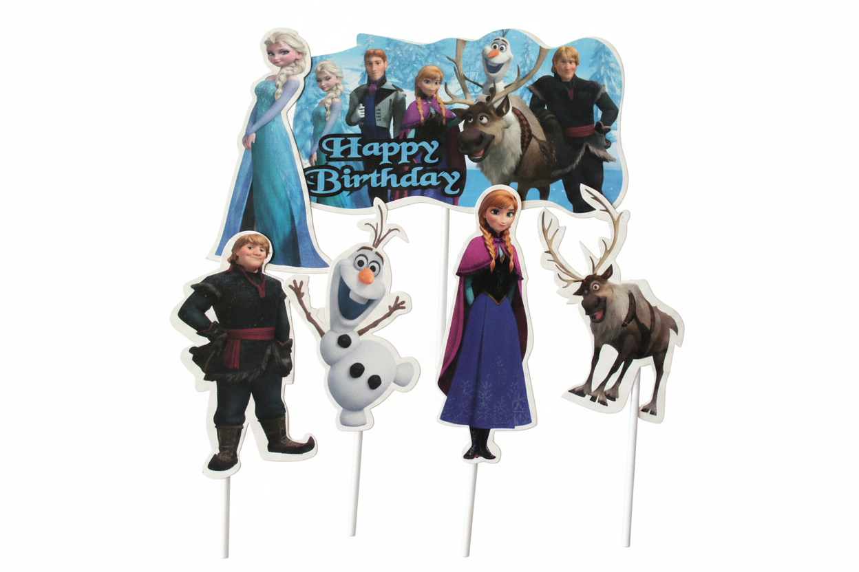 PAPER THEME TOPPER FROZEN