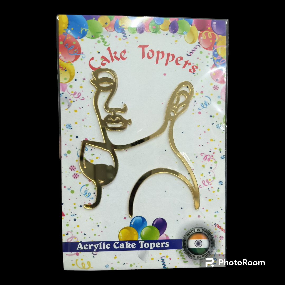 ACRYLIC TOPPER LADY FACE #5
