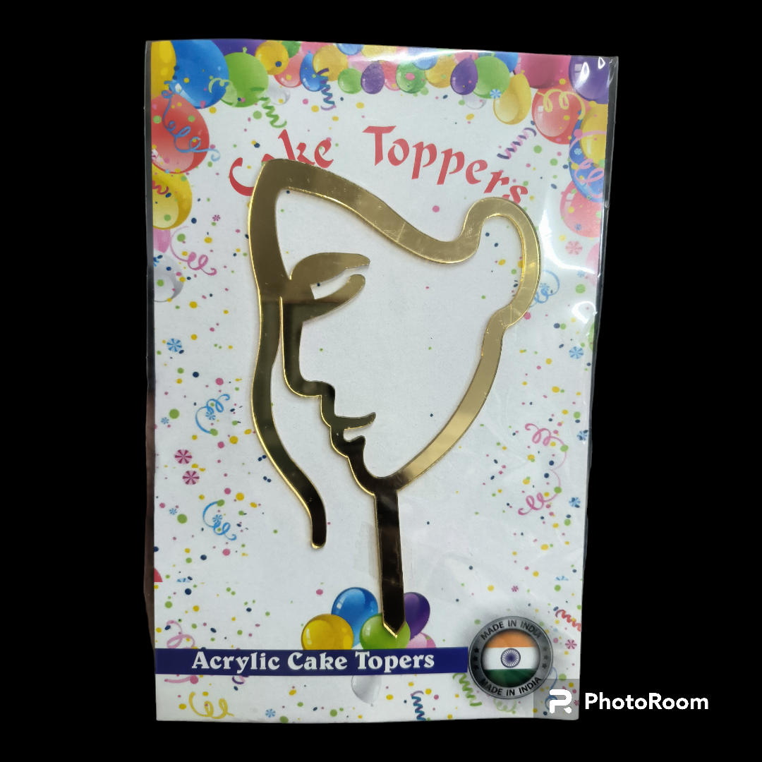 ACRYLIC TOPPER LADY FACE #6