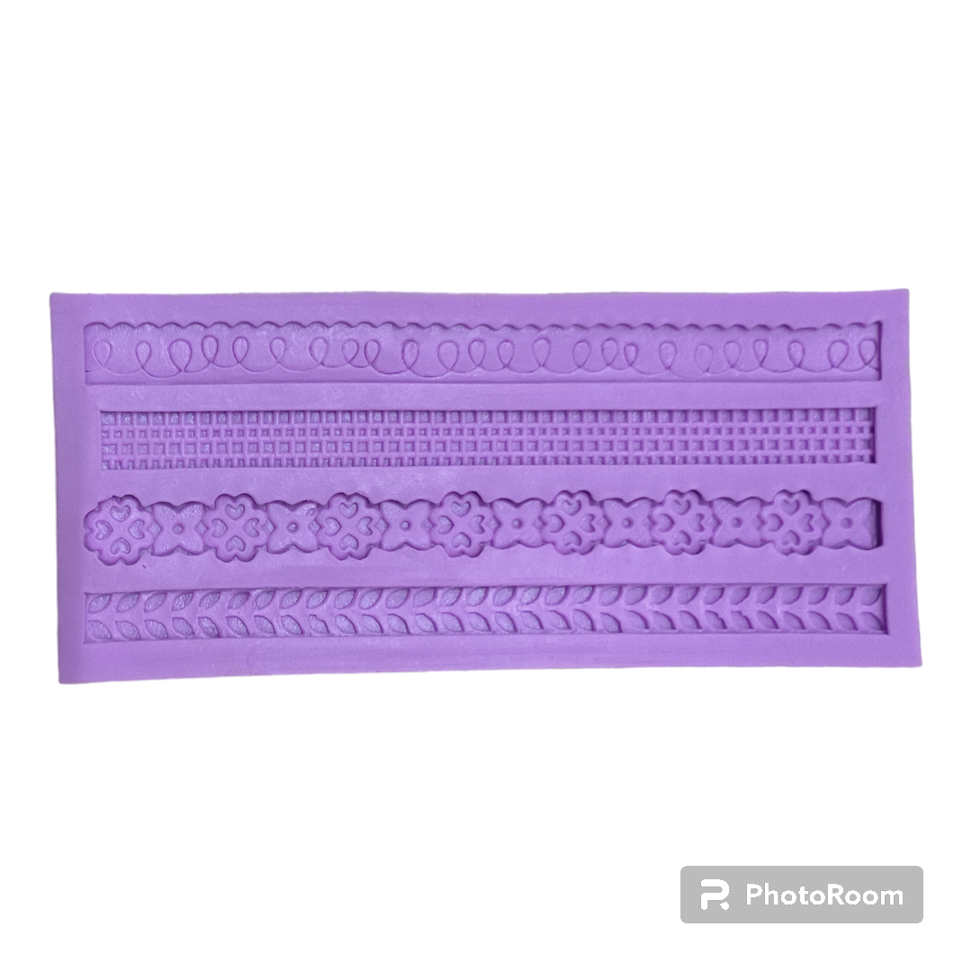 SILICON FONDANT LACE MOULD