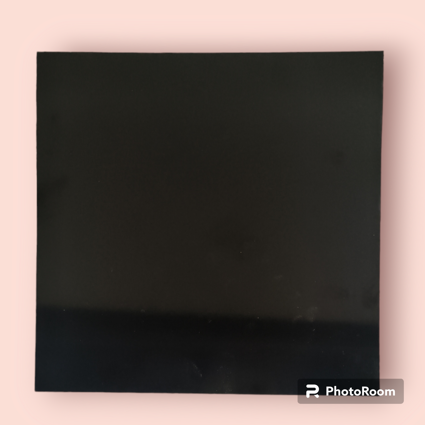 CAKE MDF BOARD 8''BLACK SQUARE 10 PCS PACK