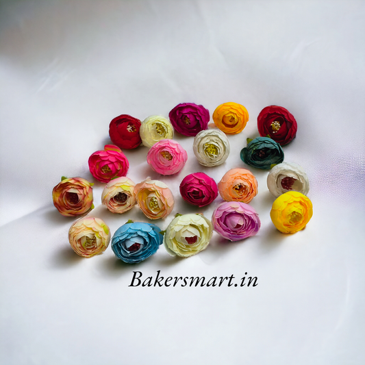 PEONY FLOWER ASSORTED COLOR MIX 25 PCS PACK