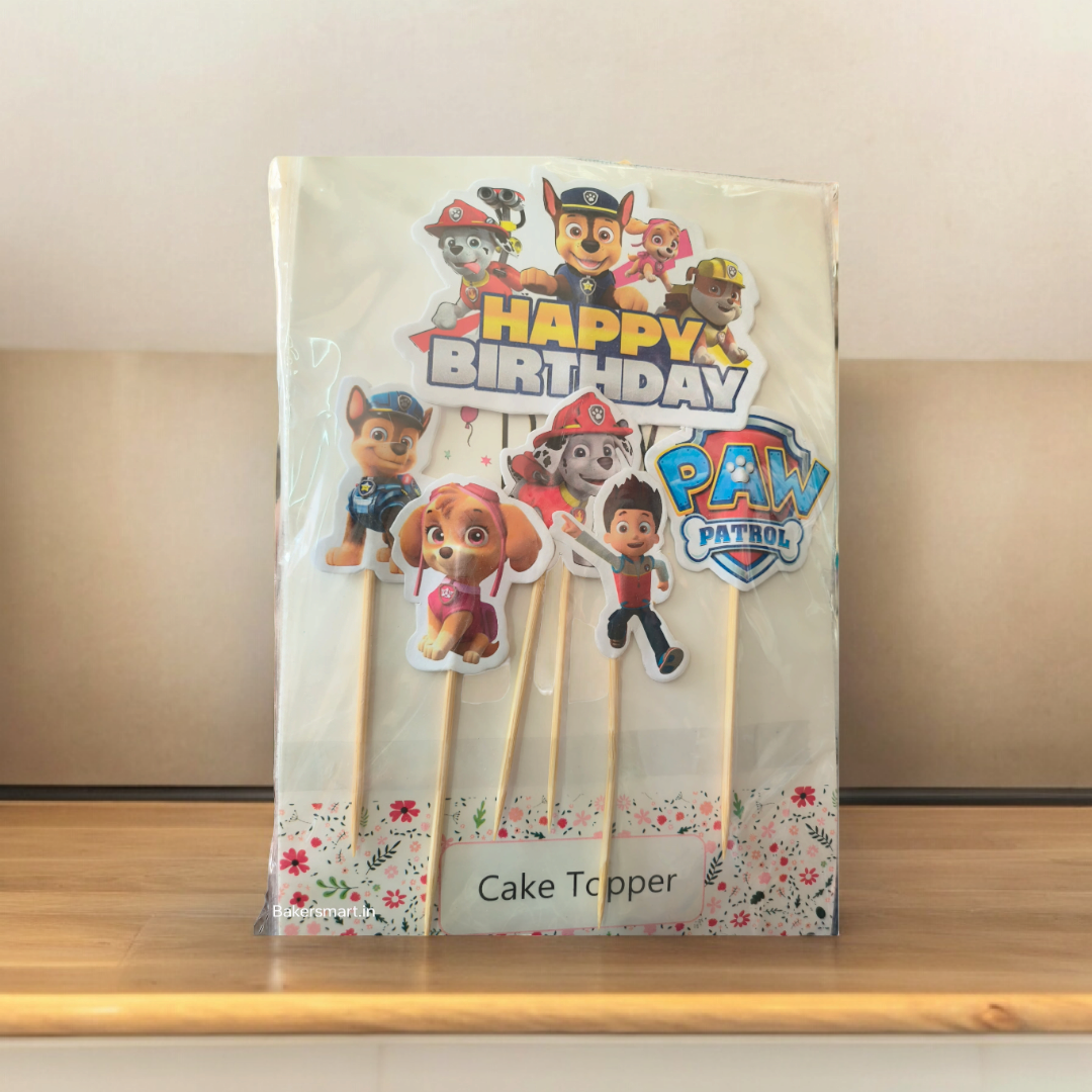 PAPER THEME TOPPER PAW PATROL