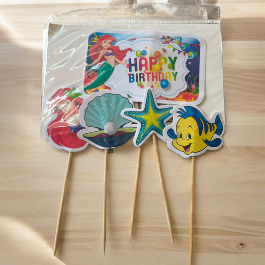 PAPER THEME TOPPER MERMAID NEW