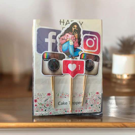 PAPER THEME TOPPER SOCIAL MEDIA NEW